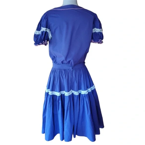 Vintage Unlabeled Western Square Dance Skirt Set - Picture 6 of 6